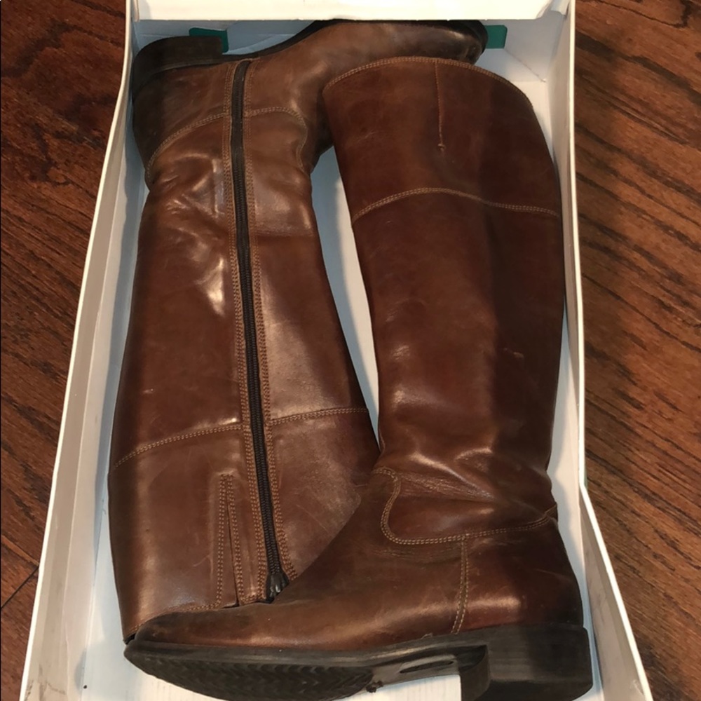 Tall Leather Boots